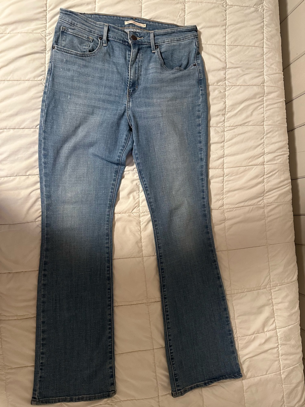 Women’s Levi’s 725 High Rise Bootcut Jeans W31 L32 Light Wash